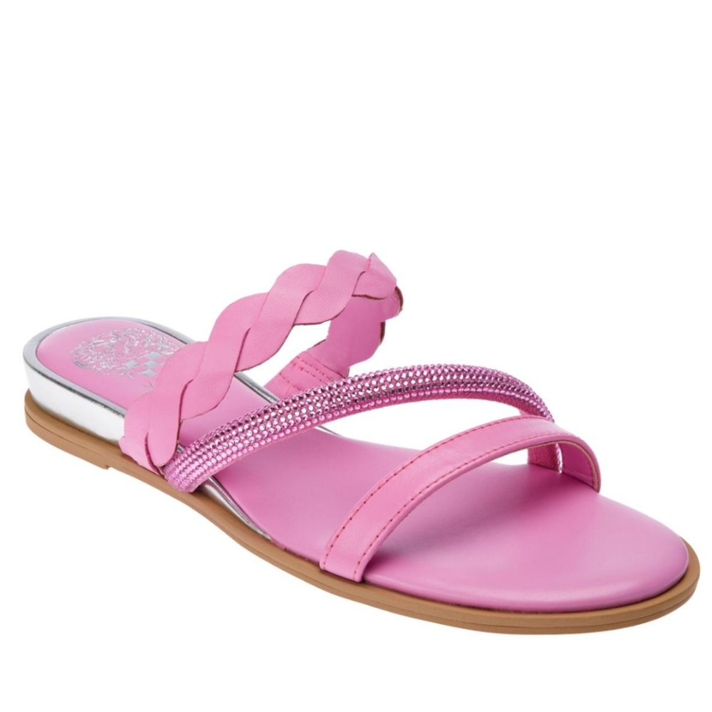 Vince Camuto Leather Pink Sandals